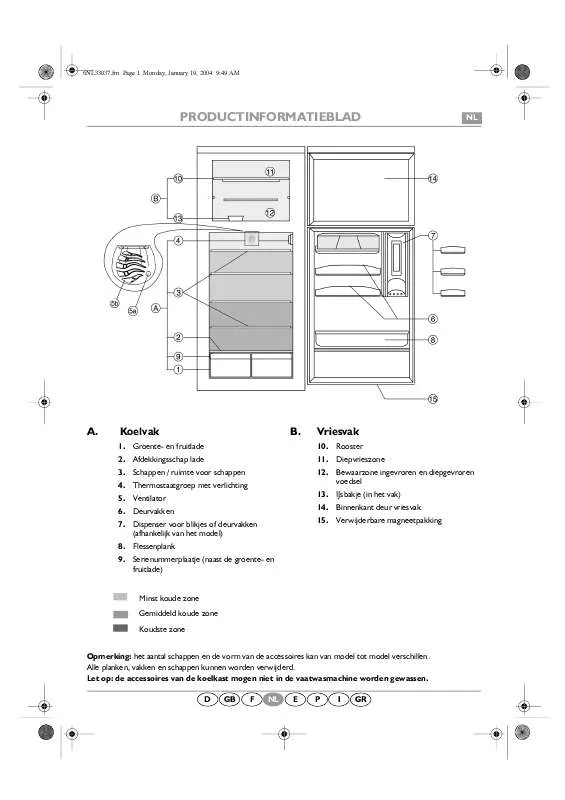 Mode d'emploi WHIRLPOOL ART 687/IX/LH