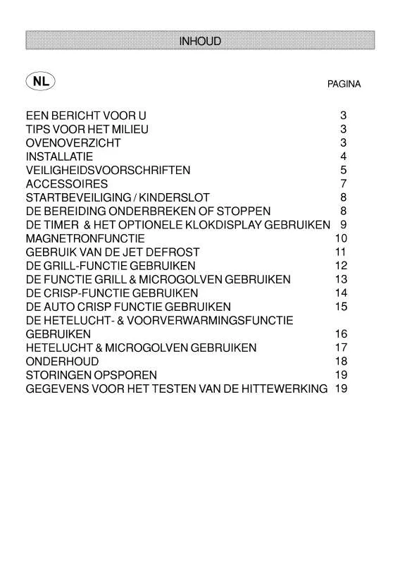 Mode d'emploi WHIRLPOOL AT 318/WH