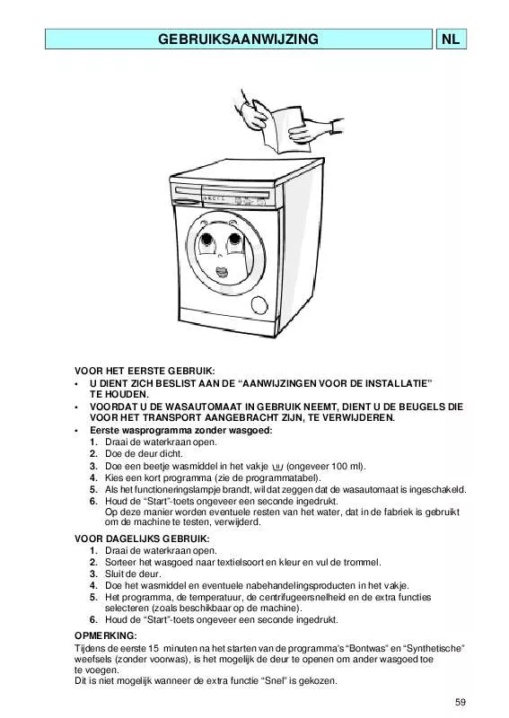 Mode d'emploi WHIRLPOOL AWM 328/3