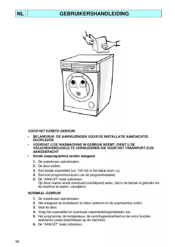 Mode d'emploi WHIRLPOOL AWM 4610