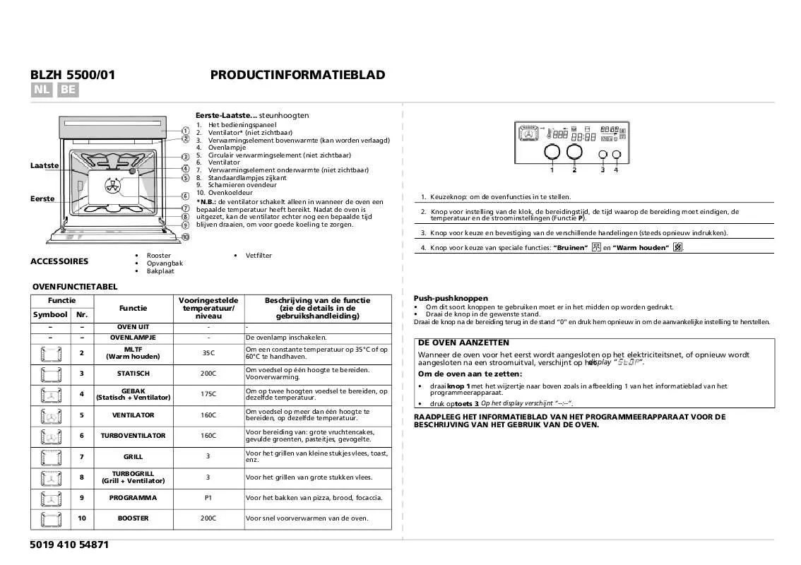 Mode d'emploi WHIRLPOOL BLZH 5500/01 AL-SW