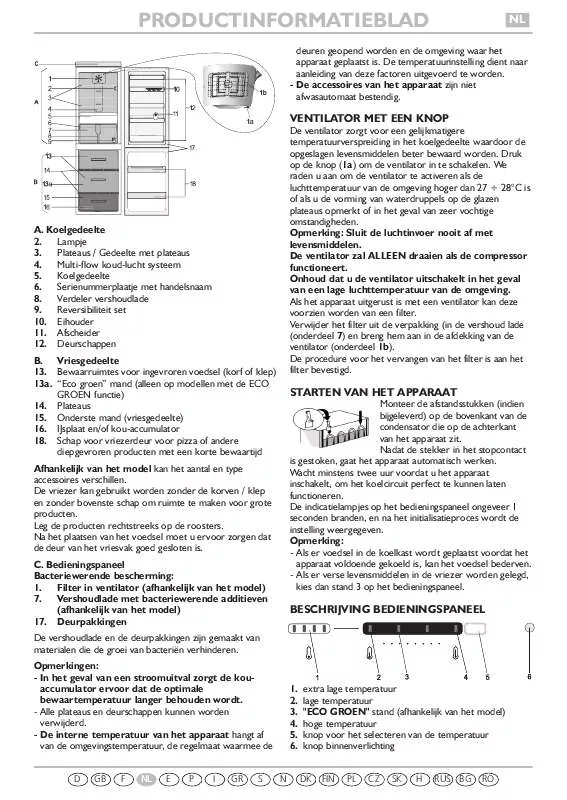 Mode d'emploi WHIRLPOOL CFS 171