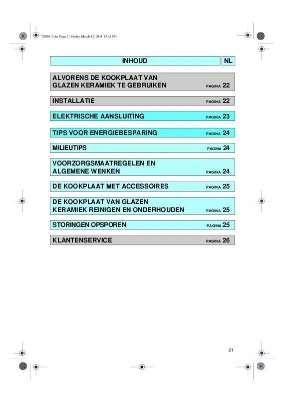 Mode d'emploi WHIRLPOOL CH 910 NB