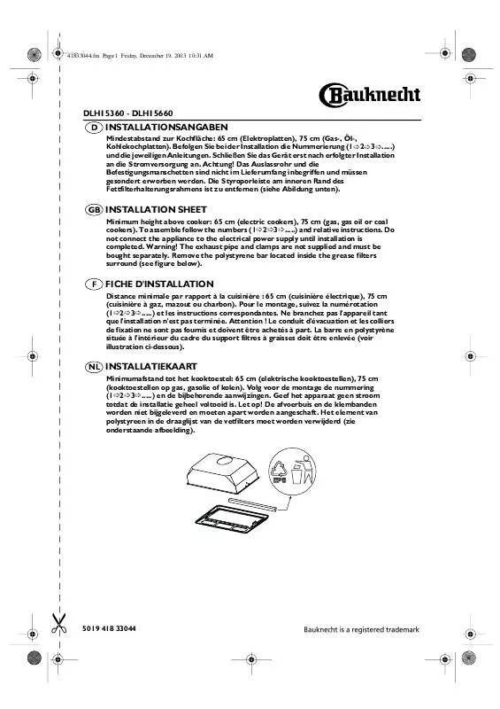 Mode d'emploi WHIRLPOOL DDE 5760 AL