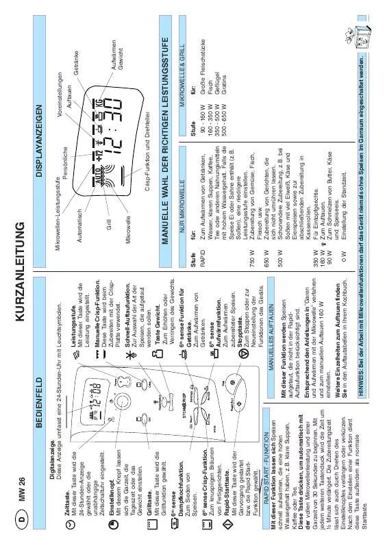 Mode d'emploi WHIRLPOOL DF 5460 BR