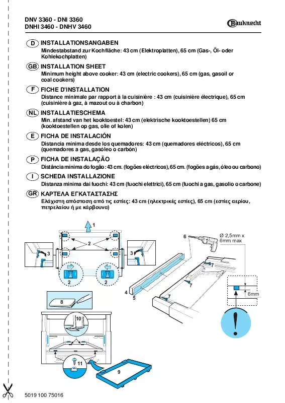 Mode d'emploi WHIRLPOOL DNHI 3460 SW