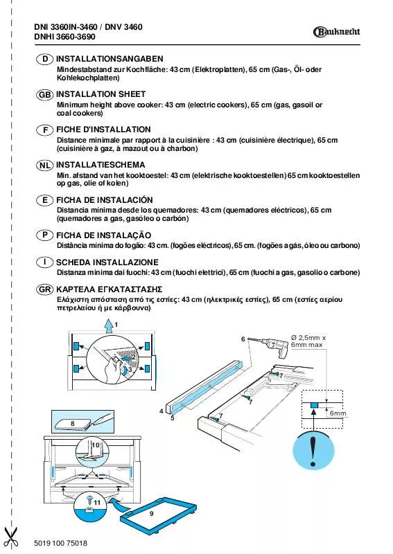 Mode d'emploi WHIRLPOOL DNHI 3660 IN