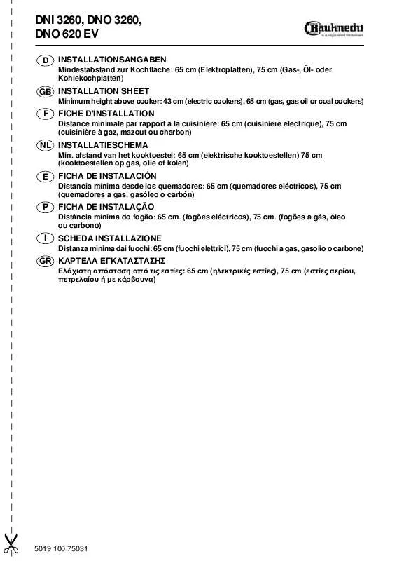 Mode d'emploi WHIRLPOOL DNI 3260 F WS