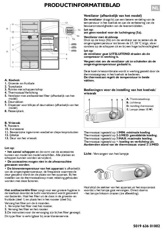 Mode d'emploi WHIRLPOOL DPA 39/AL