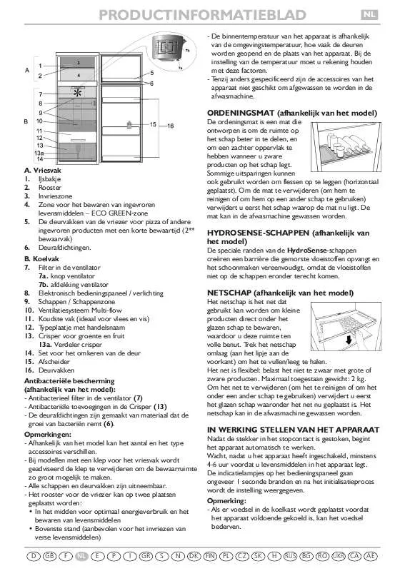 Mode d'emploi WHIRLPOOL DPA 42 V IS