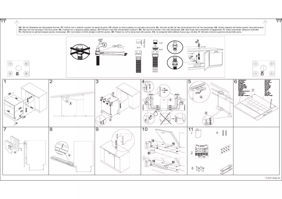 Mode d'emploi WHIRLPOOL DWF 417 W