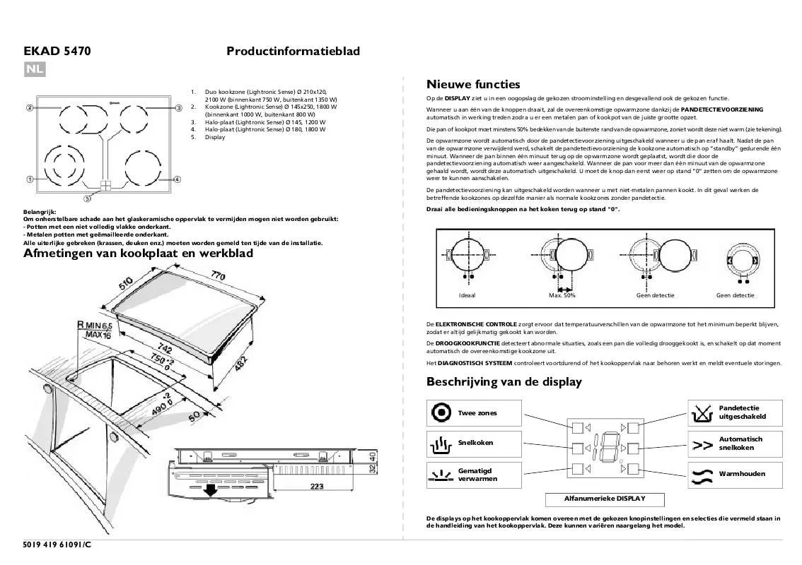 Mode d'emploi WHIRLPOOL EKAD 5470 IN