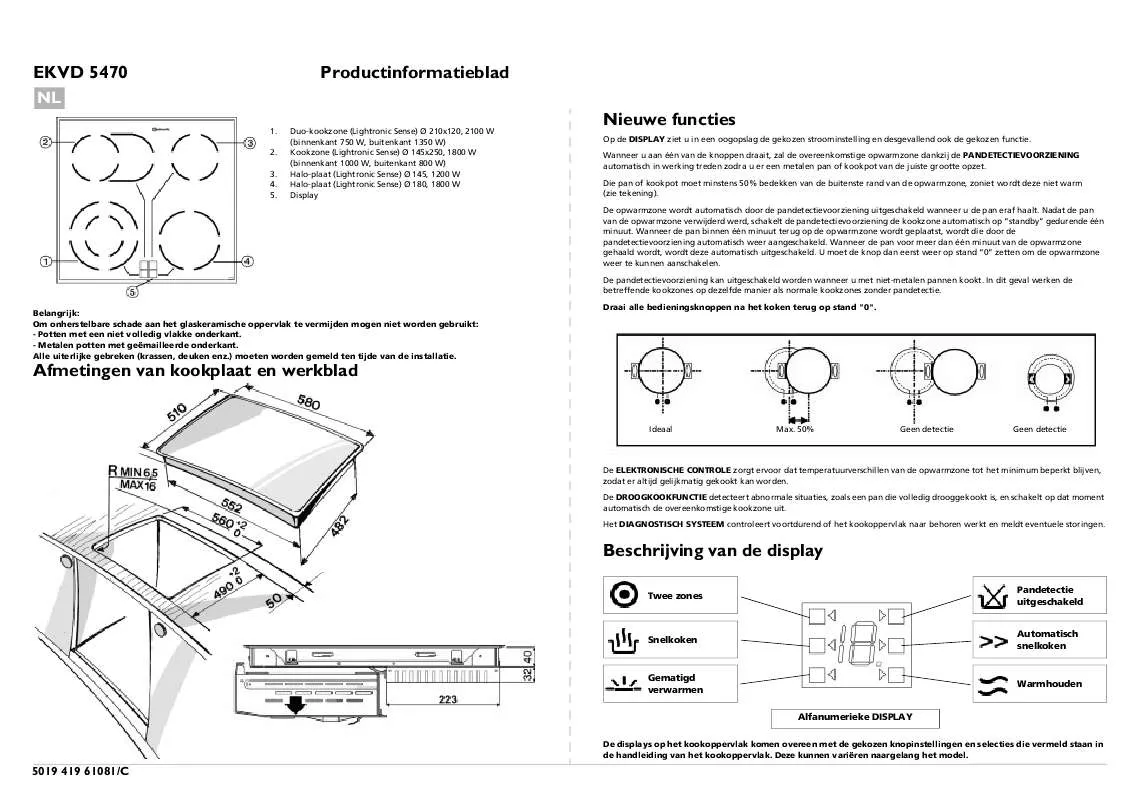 Mode d'emploi WHIRLPOOL EKVD 5470-1 IN