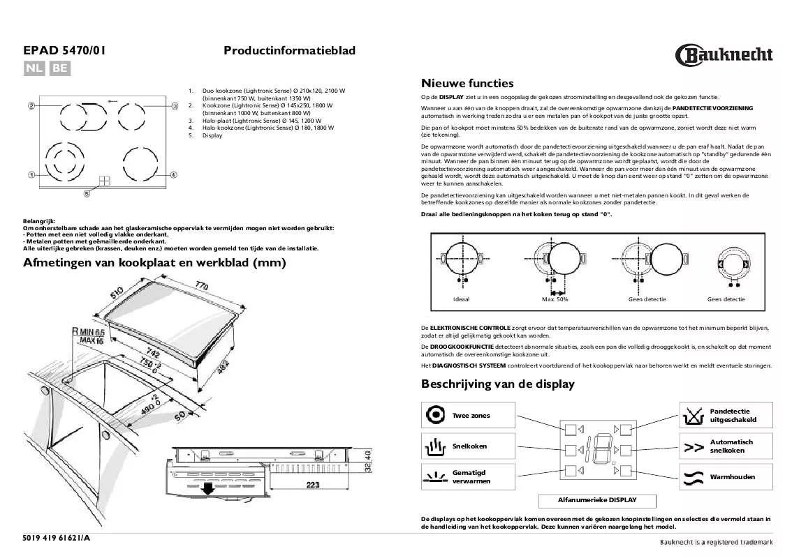 Mode d'emploi WHIRLPOOL EPAD 5470/01 IN