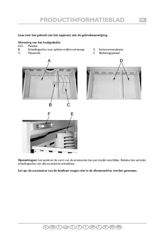 Mode d'emploi WHIRLPOOL FDN 800