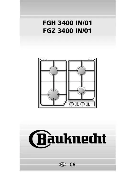 Mode d'emploi WHIRLPOOL FGZ 3400 IN 01