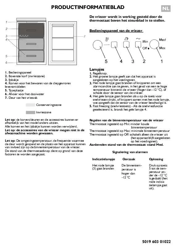 Mode d'emploi WHIRLPOOL GK PRIMELINE 98