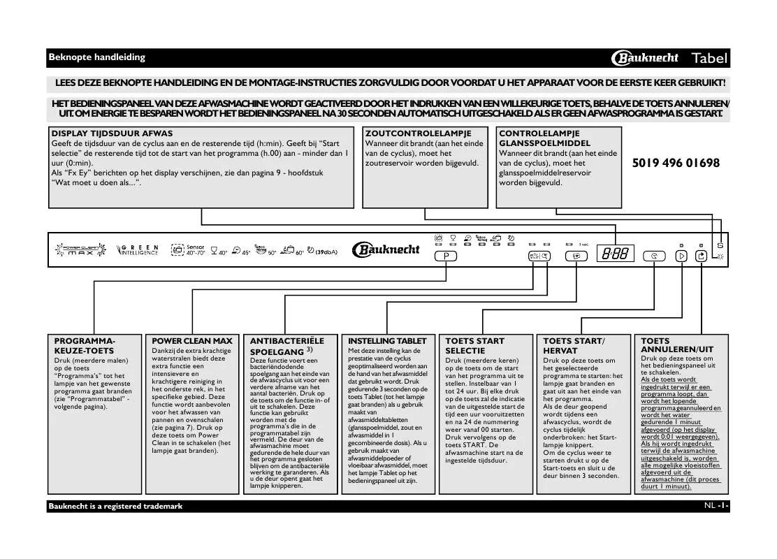 Mode d'emploi WHIRLPOOL GSXP 6143 A TR