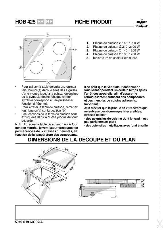 Mode d'emploi WHIRLPOOL GVW550RVS/P02