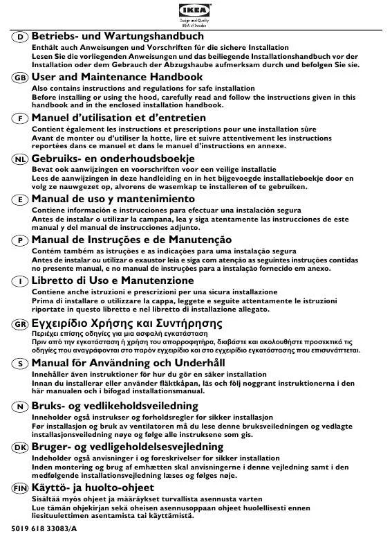 Mode d'emploi WHIRLPOOL HOO C10 S