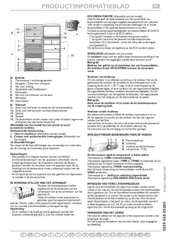 Mode d'emploi WHIRLPOOL KD 310 A IO