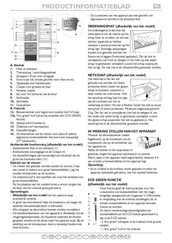 Mode d'emploi WHIRLPOOL KG PL 931 A IO