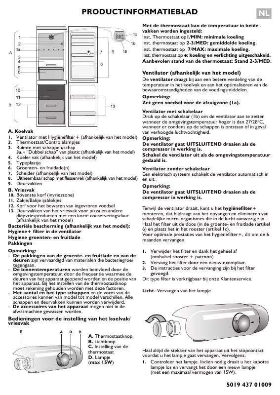 Mode d'emploi WHIRLPOOL KG PRIMELINE 32/1 WS