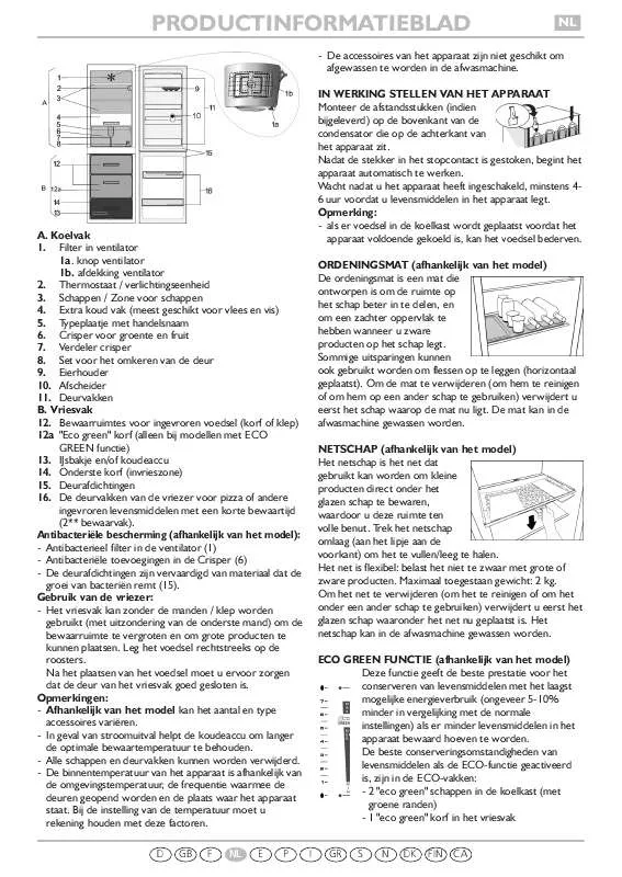 Mode d'emploi WHIRLPOOL KG304A WS