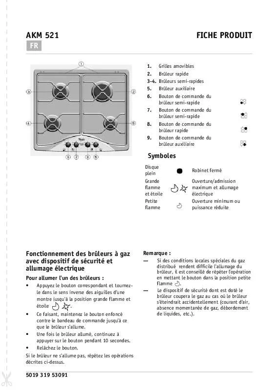 Mode d'emploi WHIRLPOOL KGEA 3300/2