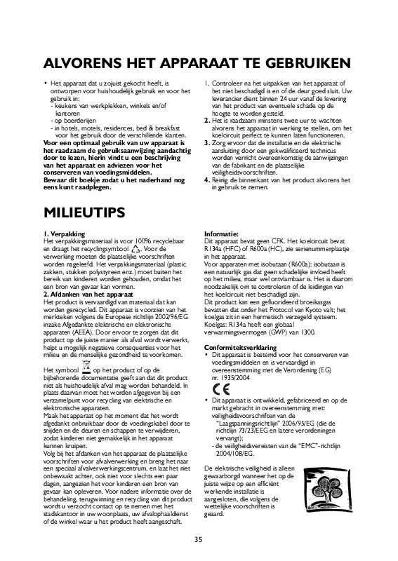 Mode d'emploi WHIRLPOOL KRIE 3004/1/A