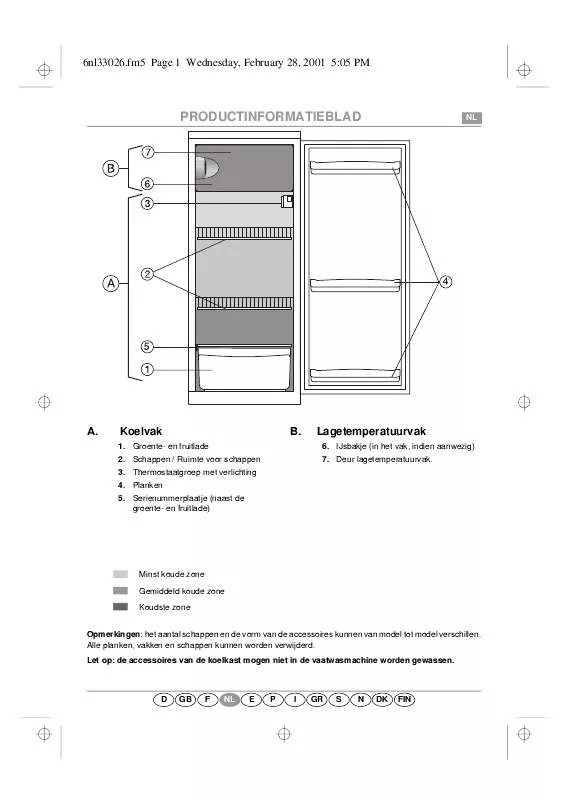 Mode d'emploi WHIRLPOOL KVA 1301/1