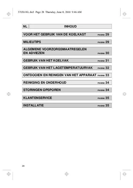 Mode d'emploi WHIRLPOOL KVA 2000