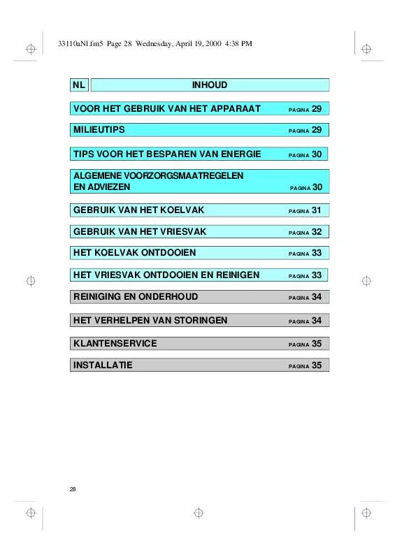 Mode d'emploi WHIRLPOOL KVC 2000/2