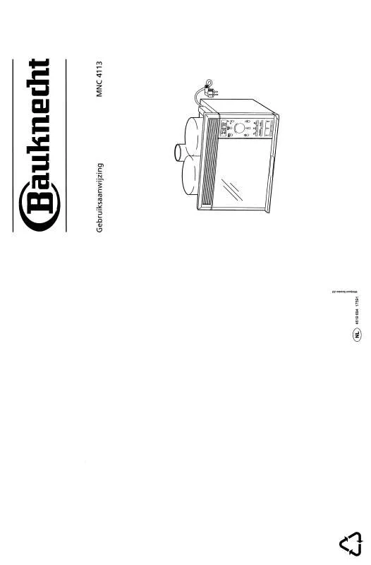 Mode d'emploi WHIRLPOOL MNC 4113/AV