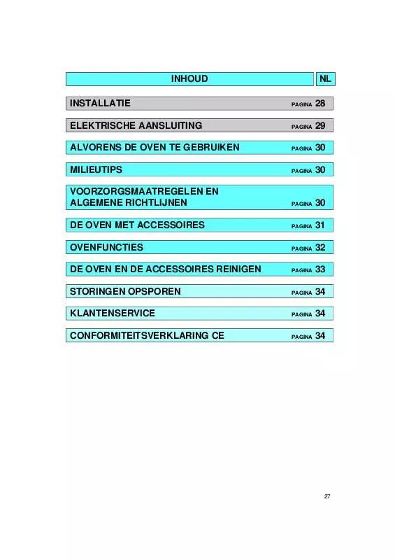 Mode d'emploi WHIRLPOOL OBI 107 S