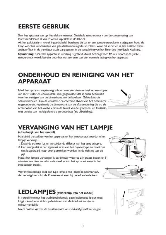 Mode d'emploi WHIRLPOOL PRBIF 290 A