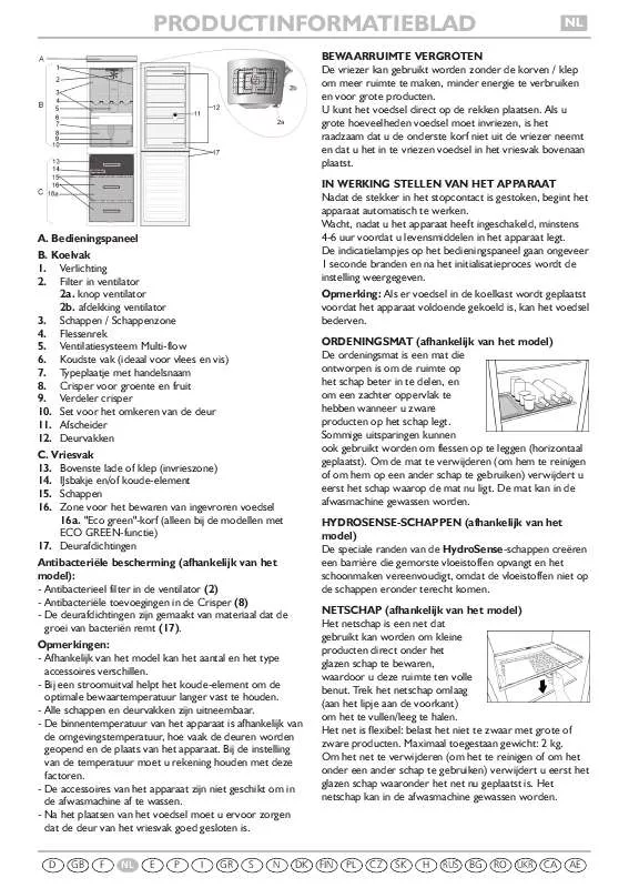 Mode d'emploi WHIRLPOOL PRBN 352I A