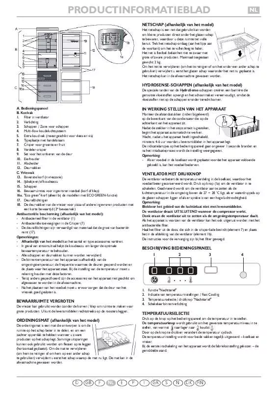 Mode d'emploi WHIRLPOOL SC 303 BL