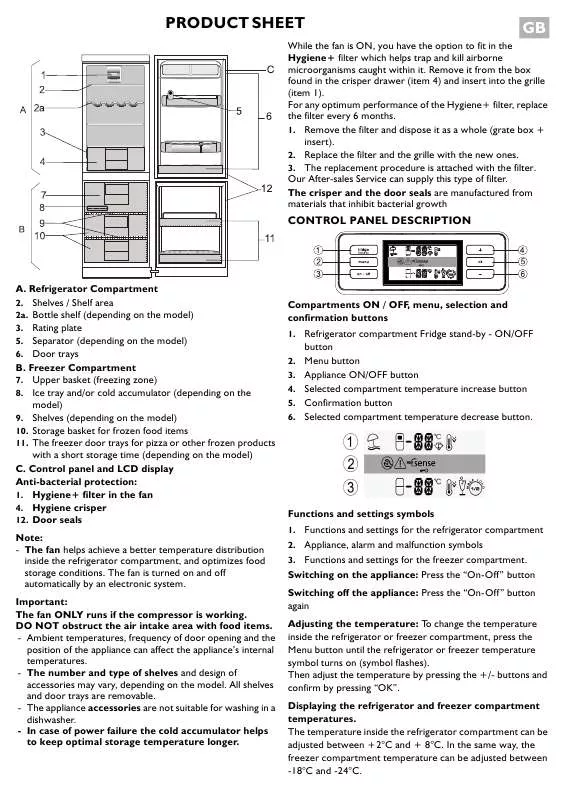 Mode d'emploi WHIRLPOOL TRA PRESTIGE/1