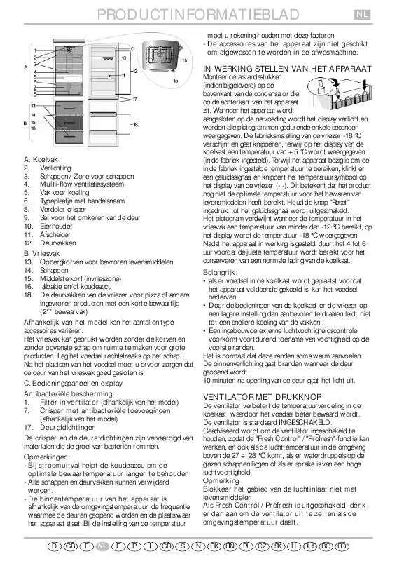 Mode d'emploi WHIRLPOOL WBC 3546 A NFCX