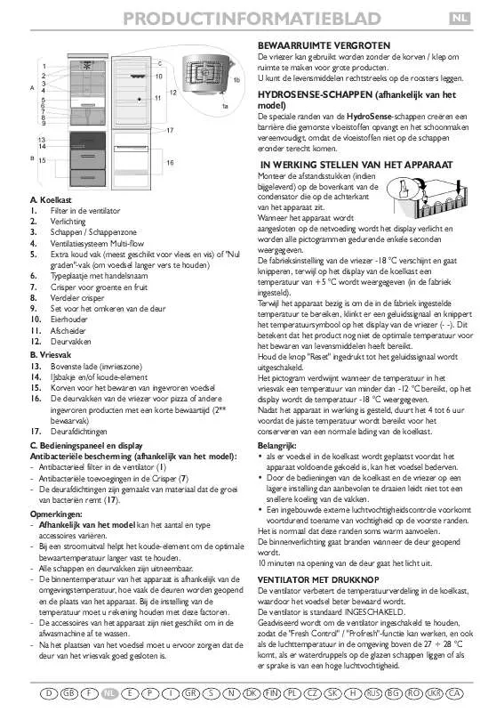 Mode d'emploi WHIRLPOOL WBC34463 A DFCX