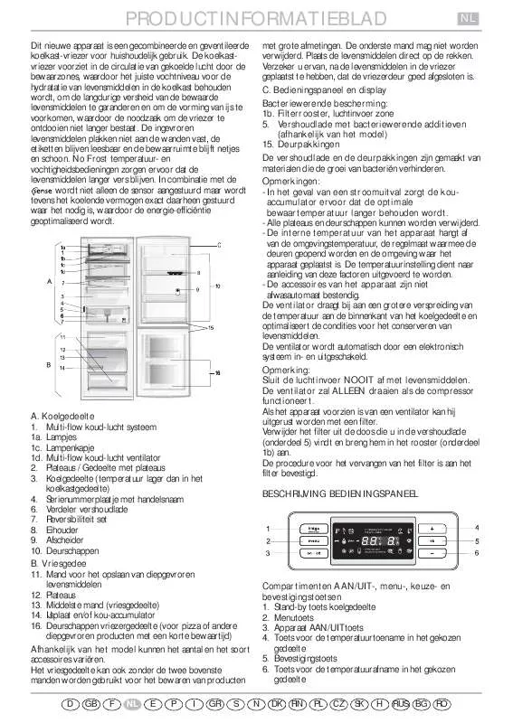 Mode d'emploi WHIRLPOOL WBC3546 A FCW