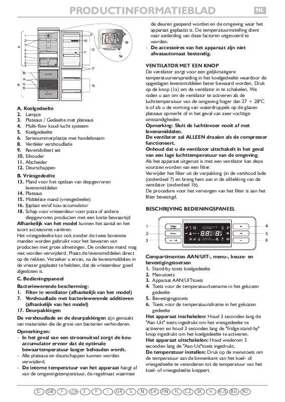 Mode d'emploi WHIRLPOOL WBC3546 A NFX