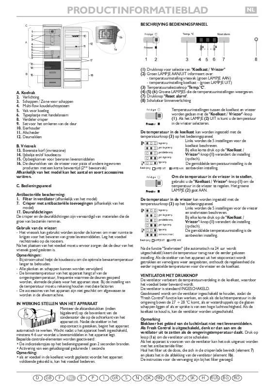 Mode d'emploi WHIRLPOOL WBC37352 A DFCX