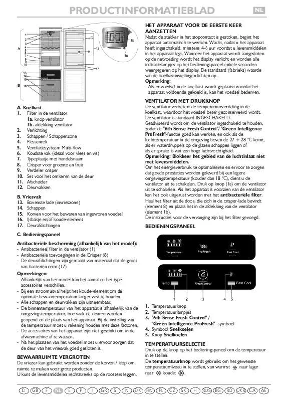 Mode d'emploi WHIRLPOOL WBE3325 NF W