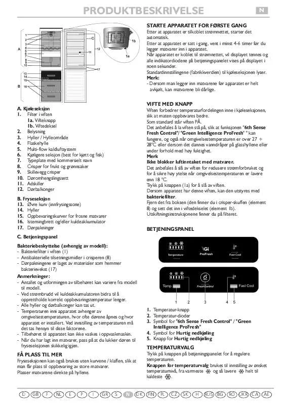 Mode d'emploi WHIRLPOOL WBE3375 NFC W