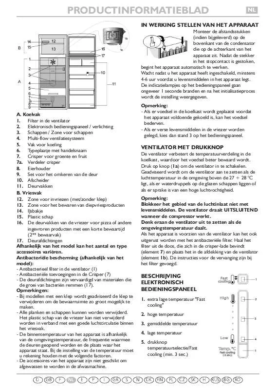 Mode d'emploi WHIRLPOOL WTC3725 A NFS