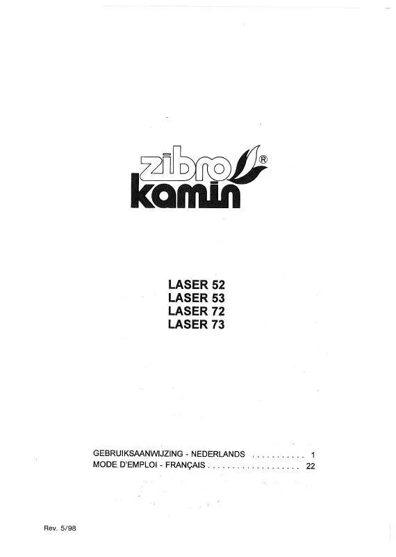 Mode d'emploi ZIBRO LASER 53