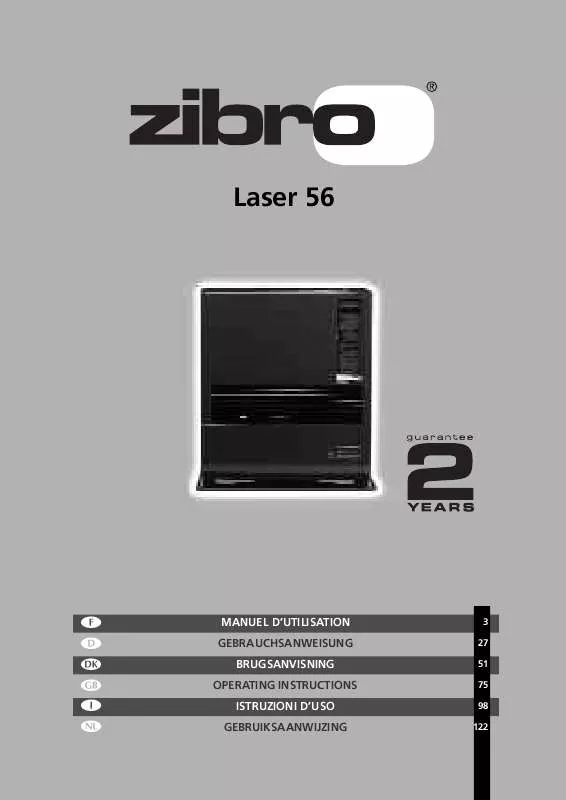 Mode d'emploi ZIBRO LASER56