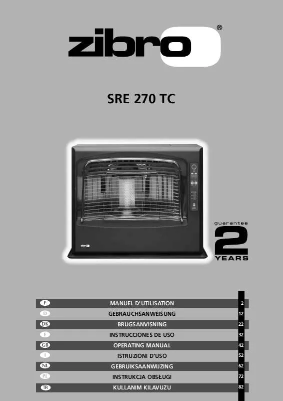 Mode d'emploi ZIBRO SRE 270TC